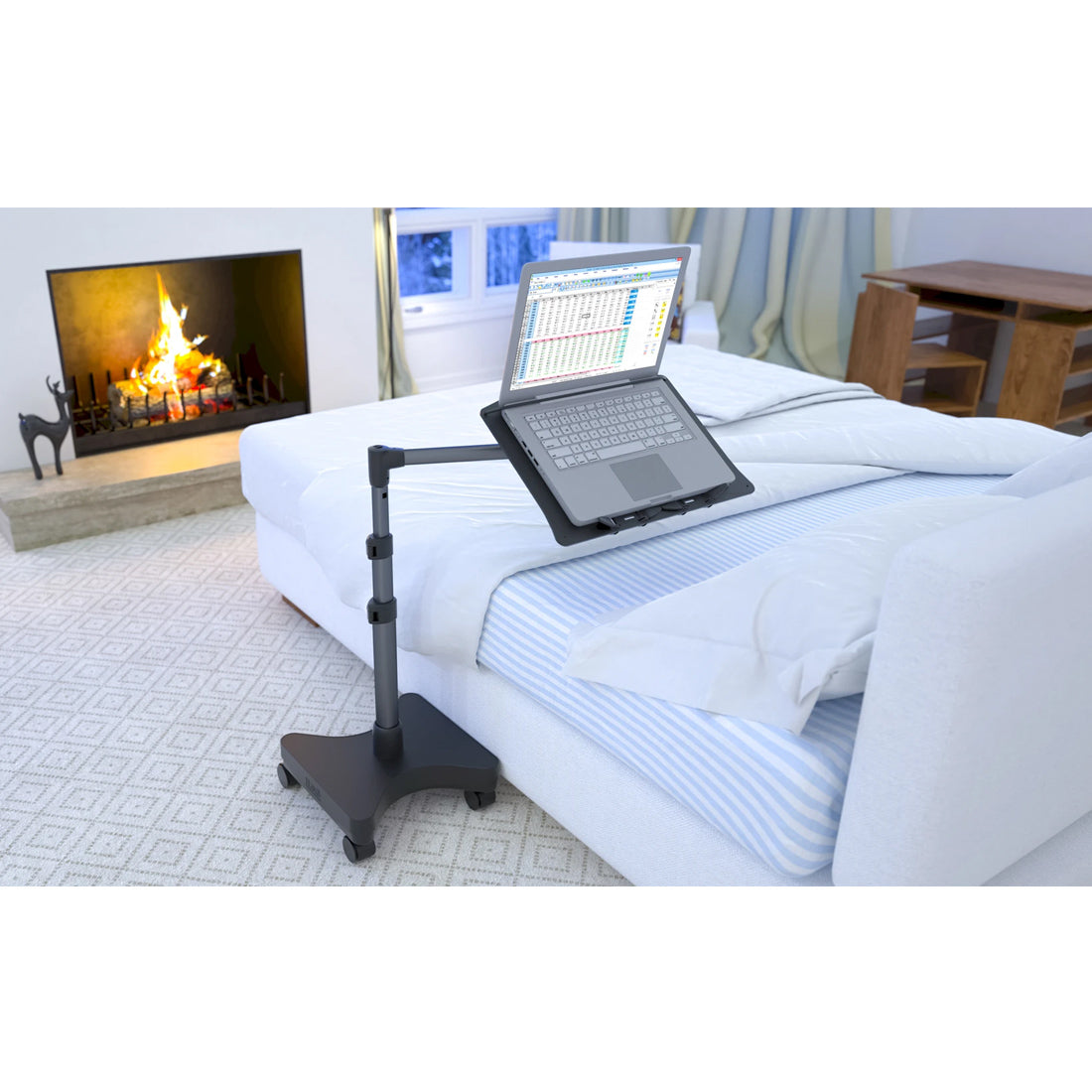 LEVO - Rolling Laptop Workstation Stand LEVO - Rolling Laptop Workstation Stand